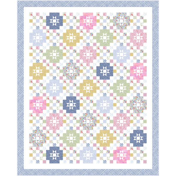 Poetic Stars Quilt - Light<br>by Wendy Sheppard<br>Available November 2025