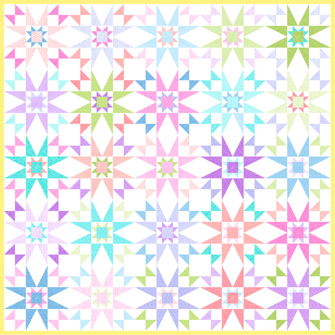 Double Star Quilt<br>QuiltCakes<br>Available October 2026