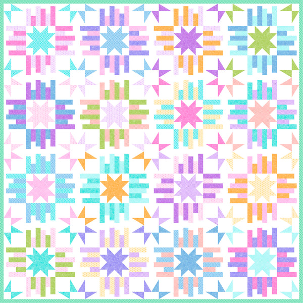 Star Beam Quilt<br>QuiltCakes<br>Available October 2026