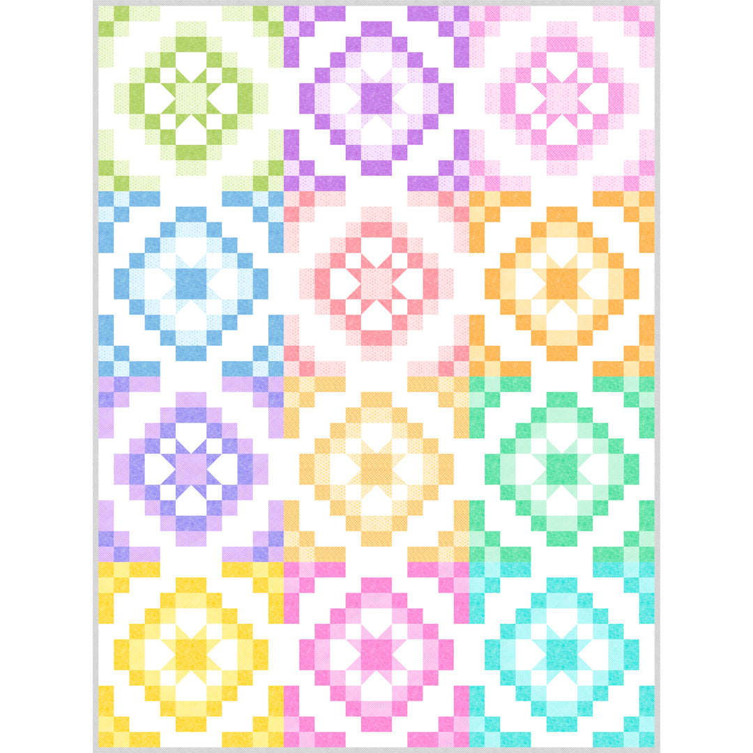 Vega Quilt<br>QuiltCakes<br>Pattern for Purchase