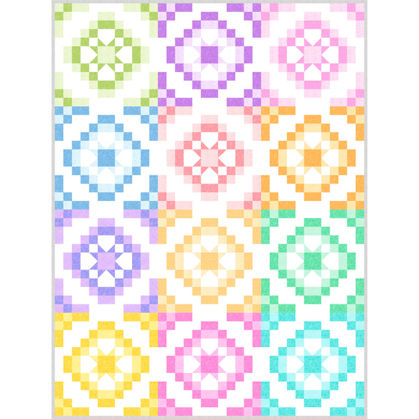 Vega Quilt<br>QuiltCakes<br>Pattern for Purchase