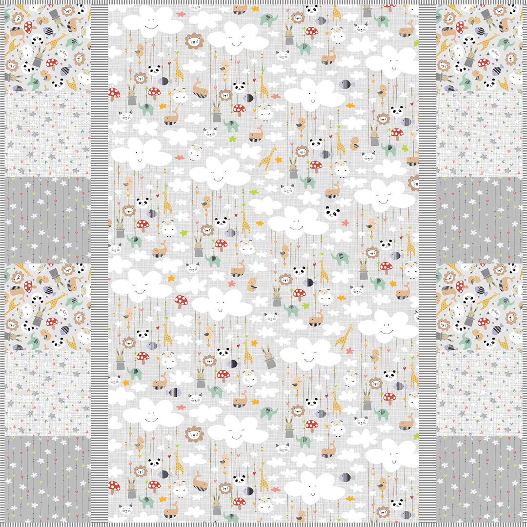 Dream Drifters Grey Playmat<br>by Wendy Sheppard<br>Available February 2026