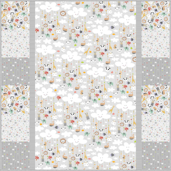 Dream Drifters Grey Playmat<br>by Wendy Sheppard<br>Available February 2026