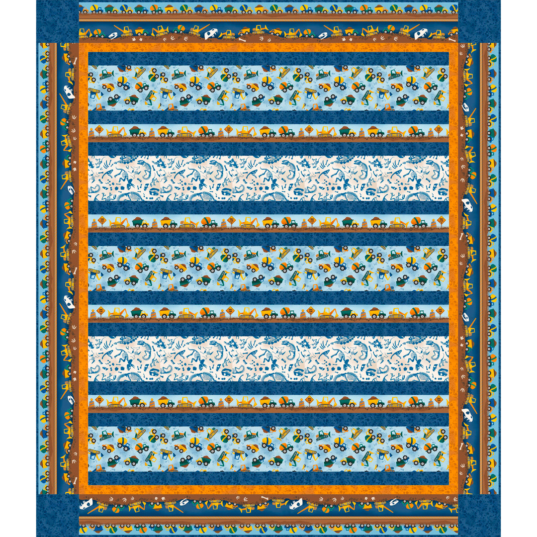 Dino Zone Bar Quilt<br>Cyndi Hershey<br>Available January 2027