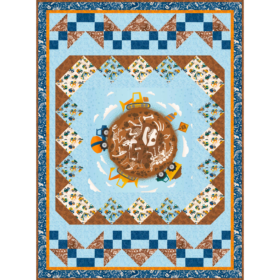 Dino Zone Toddler Quilt<br>Cyndi Hershey<br>Available January 2027