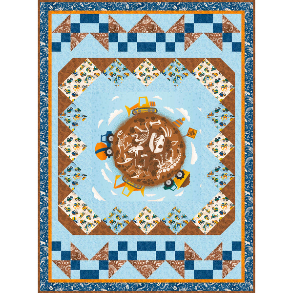 Dino Zone Toddler Quilt<br>Cyndi Hershey<br>Available January 2027