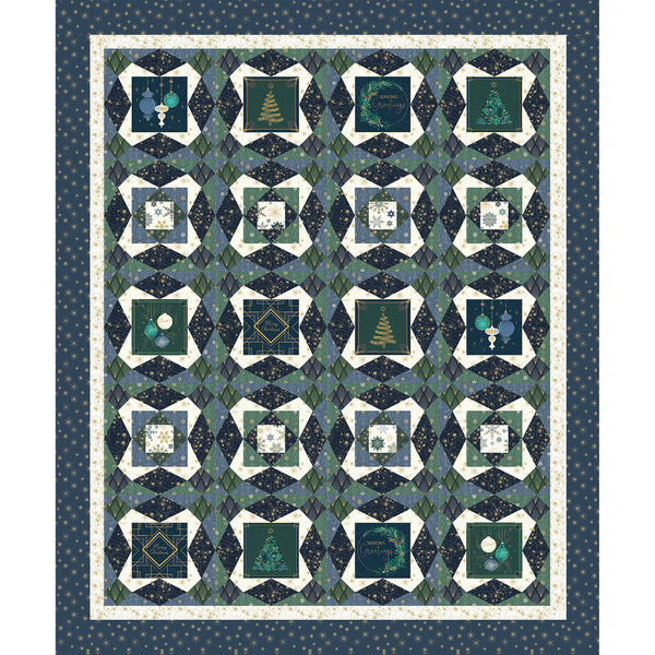 Deco The Halls<br>Quilt by The Whimsical Workshop<br>Available Now!