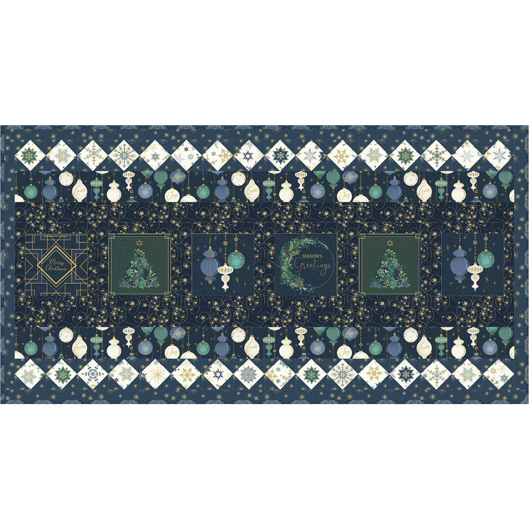 Deco The Halls<br>Table Runner by Stacey Day<br>Available May 2024.