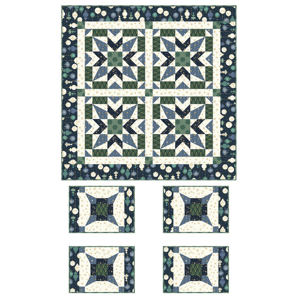 Deco The Halls<br>Table Topper & Placemats by The Whimsical Workshop<br>Available May 2024.