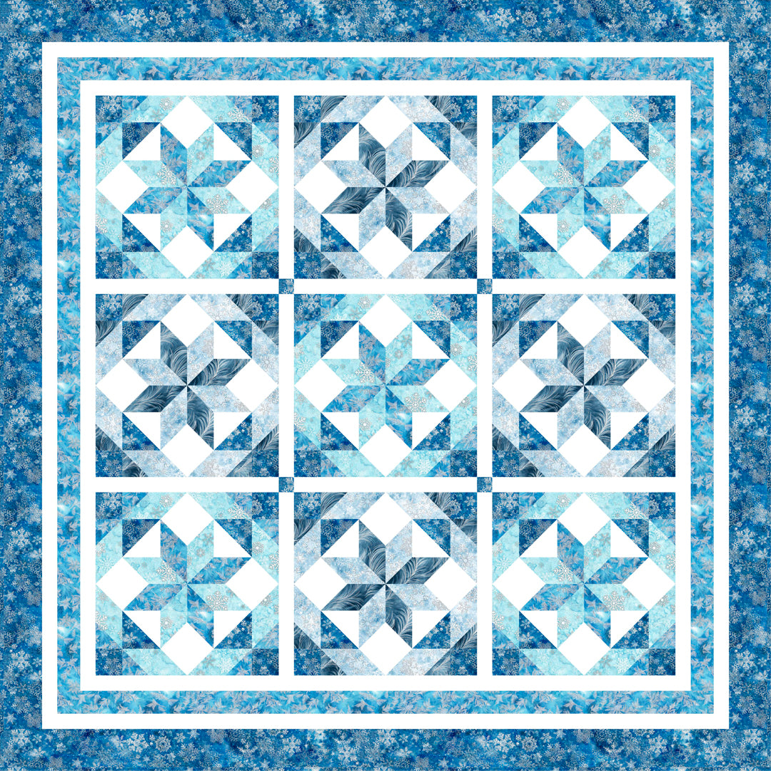 Glacial Star Quilt<br>by Cyndi Hershey<br>Available June 2027