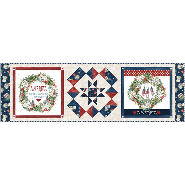 Farmhouse Americana<br>Americana Runner<br>by Wendy Sheppard<br>Available Now!