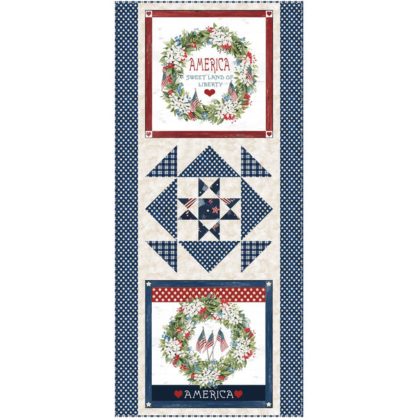 Farmhouse Americana<br>God Bless America Banner<br>by Wendy Sheppard<br>Available Now!
