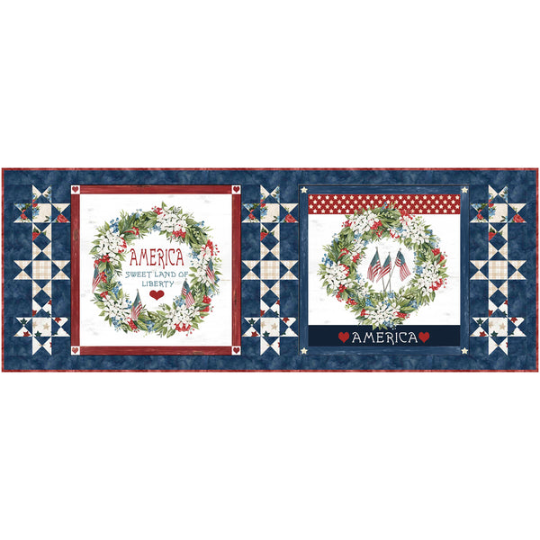 Farmhouse Americana<br>Liberty Runner - Blue<br>by Wendy Sheppard<br>Available Now!