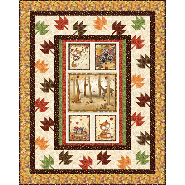 Falling Leaves Quilt<br>by Lisa Swenson Ruble<br>Available Now!