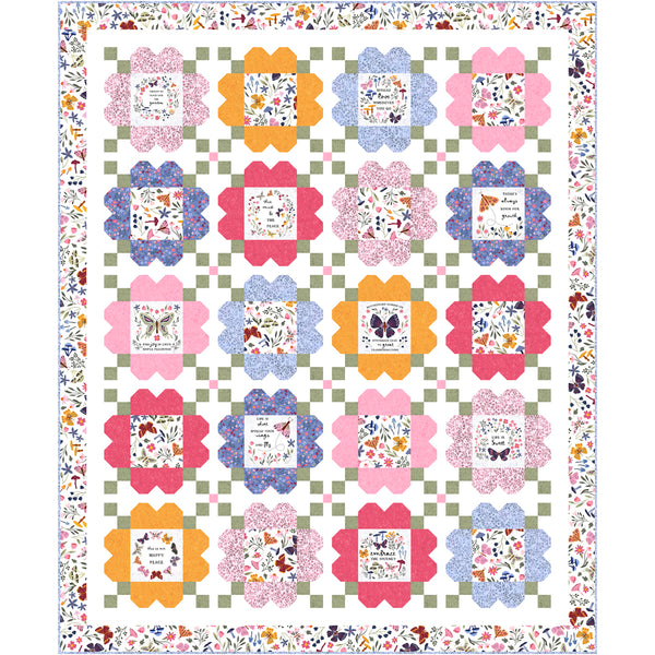 Blossoms & Blooms Quilt<br>by Wendy Sheppard<br>Available October 2025