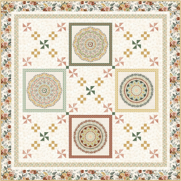 Floral Chic Quilt<br>by Wendy Sheppard<br>Available Now!