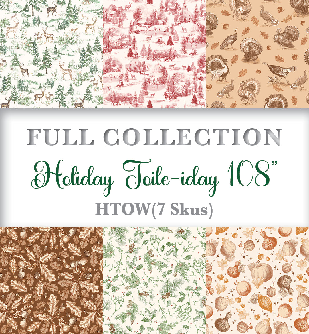 Holiday Toile-iday 108”<br>Full Bolt Collection