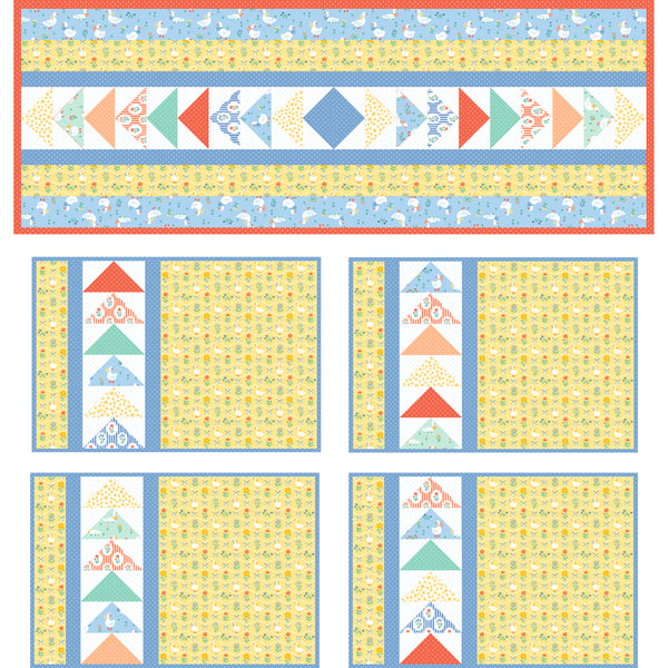 Geese in a Row Table Set<br>Lisa Swenson Ruble<br>Available February 2027