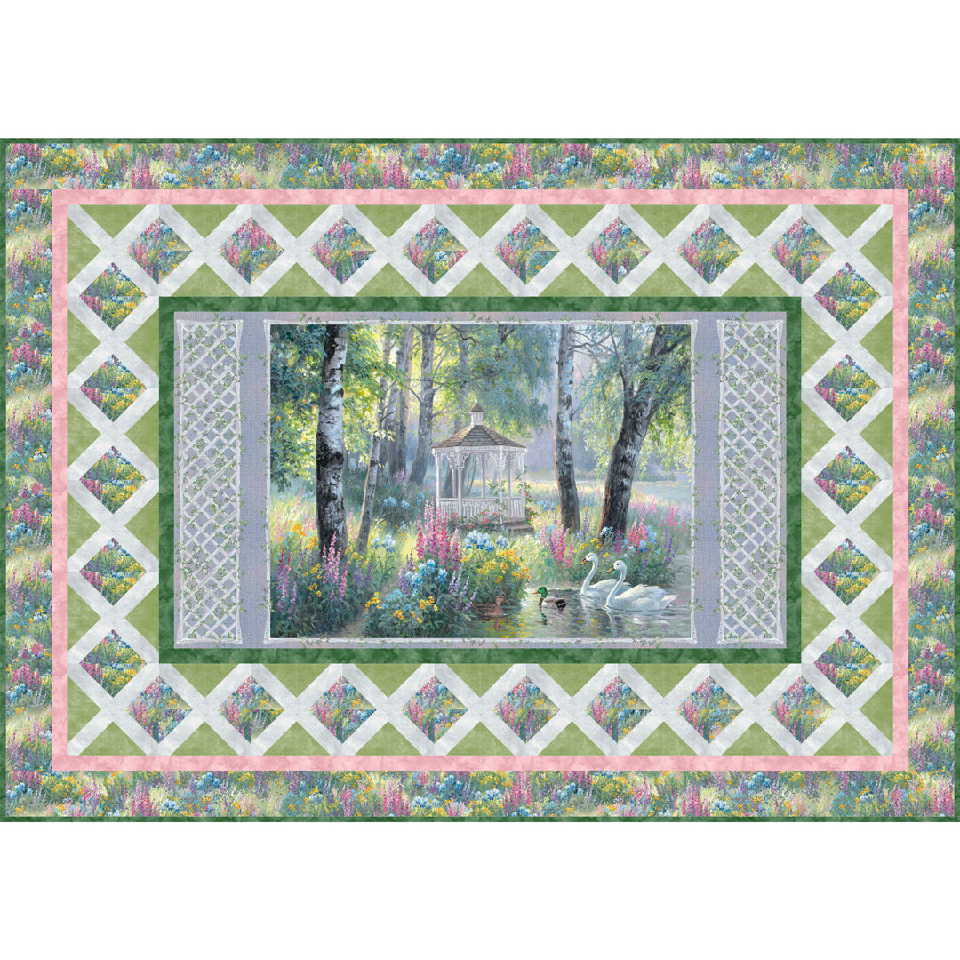 Garden Grace Quilt<br>by Cyndi Hershey<br>Available September 2026