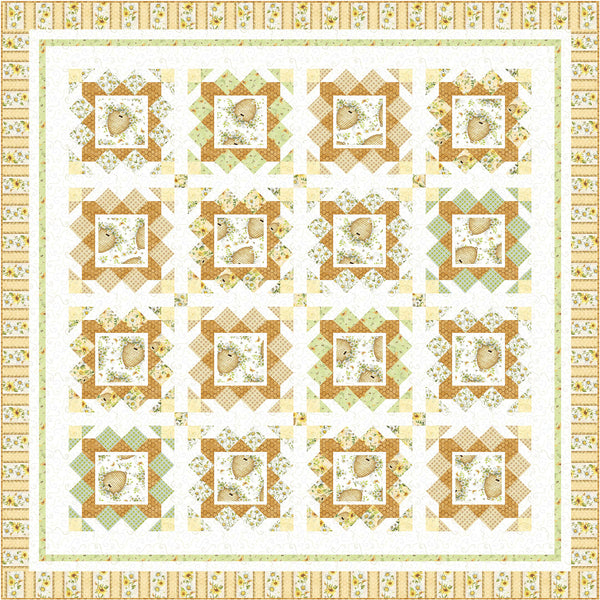 Garden Buzz<br>Quilt #1 by Wendy Sheppard<br>Available Now!