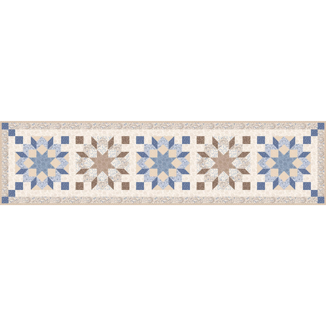 Carpenter’s Wheel Table Runner<br>by Cyndi Hershey<br>Available August 2026