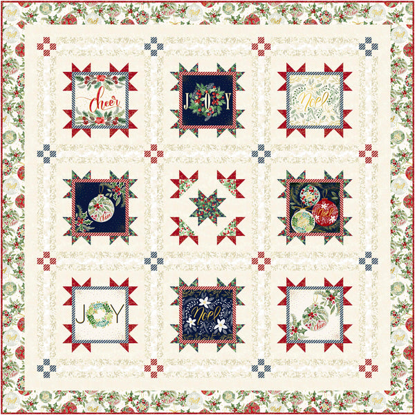 Joyful Tidings Light Quilt<br>by Wendy Sheppard<br>Available Now!