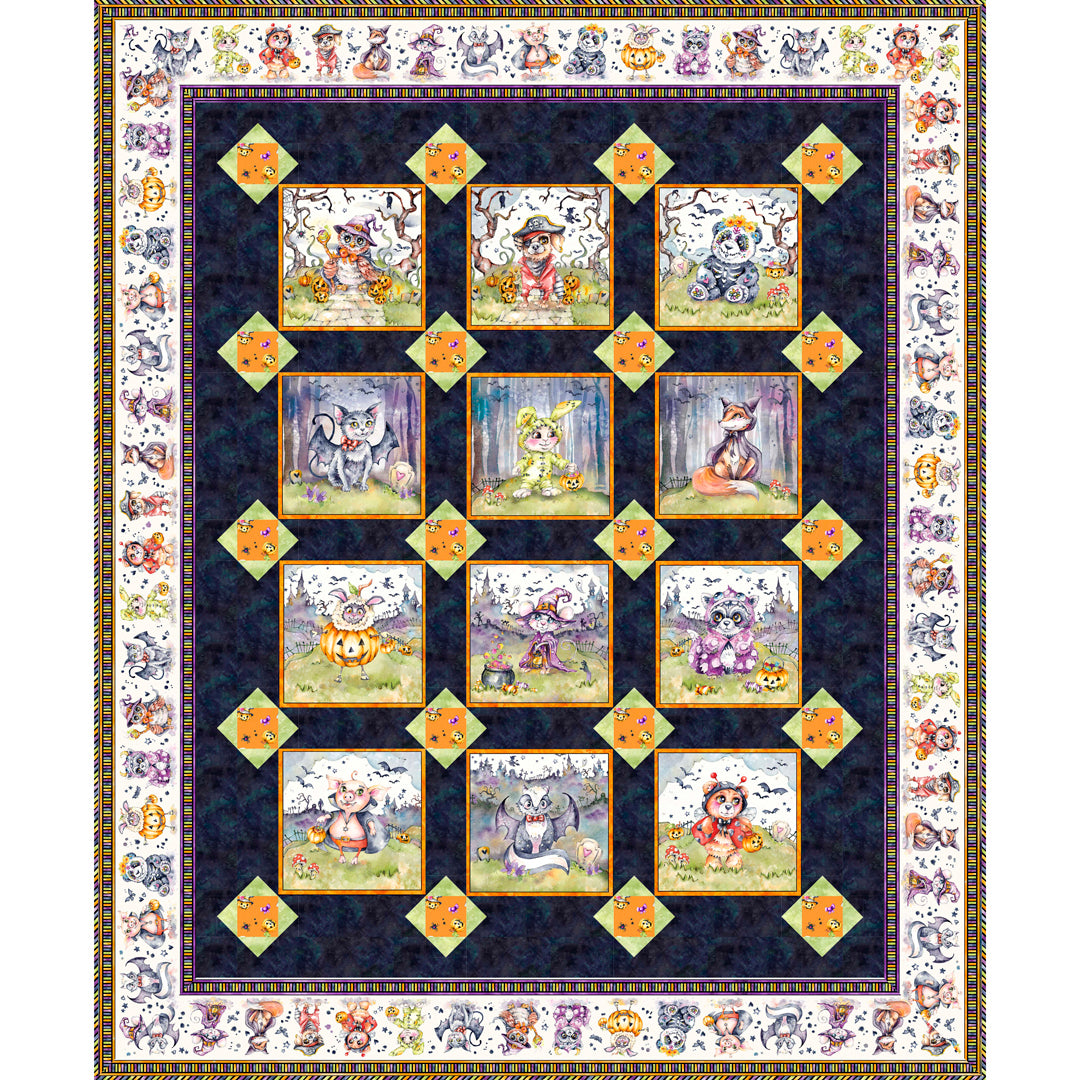 Spooky Smiles Quilt<br>by Stacey Day<br>Available April 2026