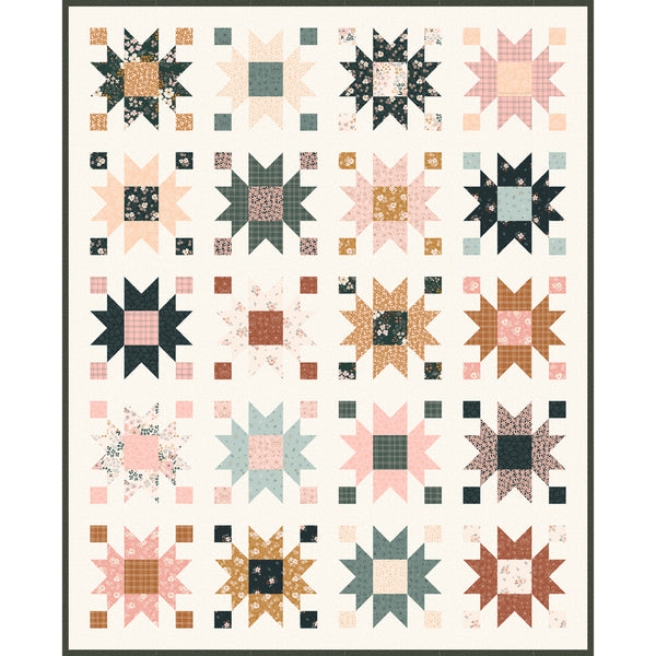 Bee Balm Quilt<br>QuiltCakes<br>Pattern for Purchase