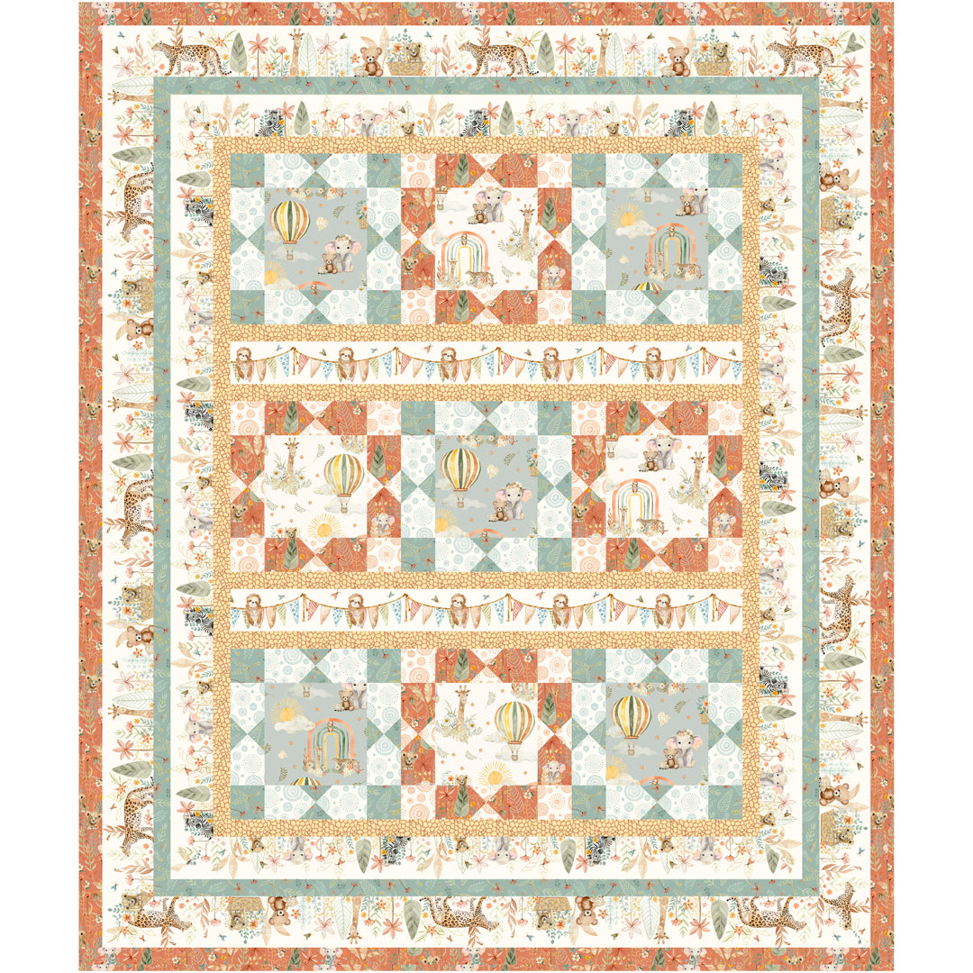 Mini Menagerie Border Quilt<br>by Cyndi Hershey<br>Available December 2025