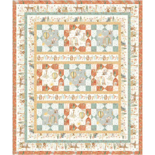 Mini Menagerie Border Quilt<br>by Cyndi Hershey<br>Available December 2025