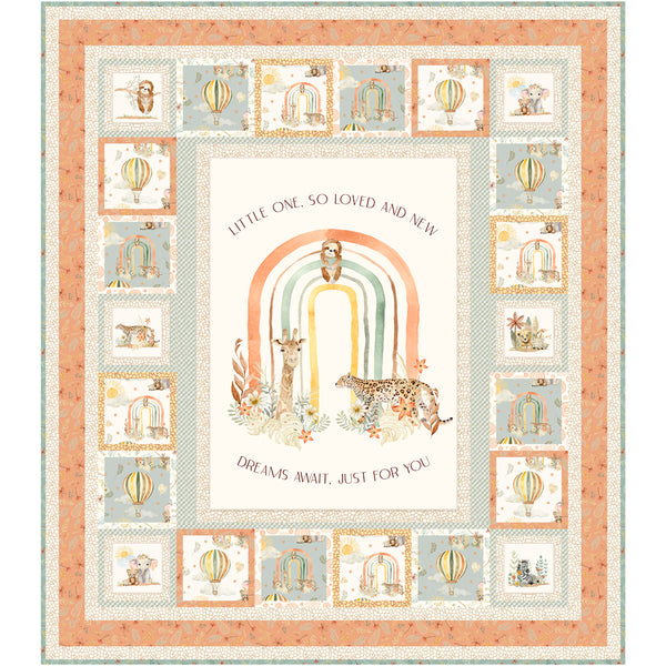 Mini Menagerie Panel Quilt<br>by Cyndi Hershey<br>Available December 2025