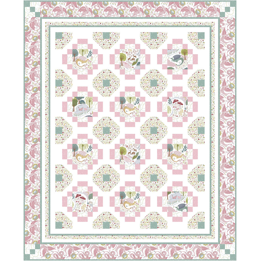 Mystical Kingdom<br>Quilt #2 by Cyndi Hershey<br>Available Mid-February 2024.