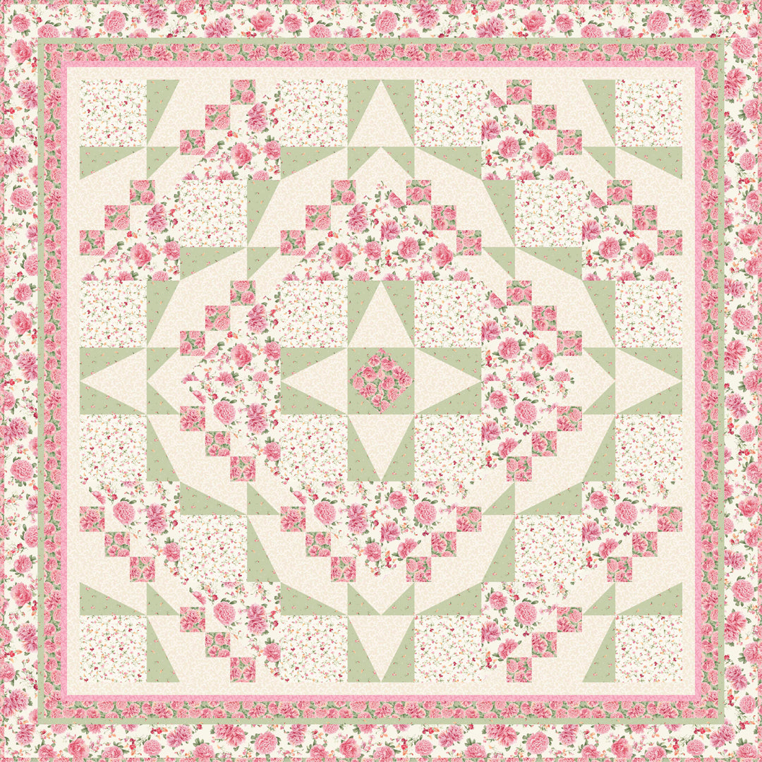 Along the Path Quilt Green<br>QuiltCakes<br>Available October 2026
