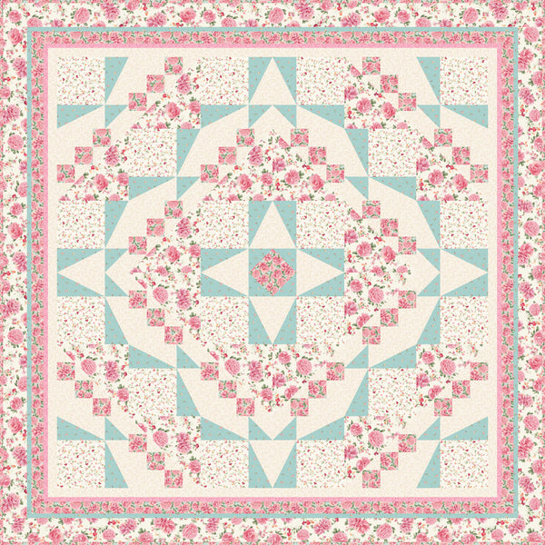 Along the Path Quilt Teal<br>QuiltCakes<br>Available October 2026