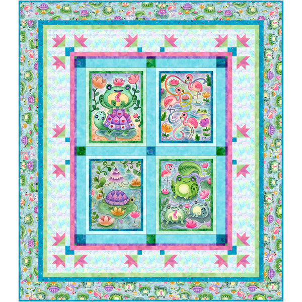 Pondside Pals Quilt<br>by Cyndi Hershey<br>Available October 2025
