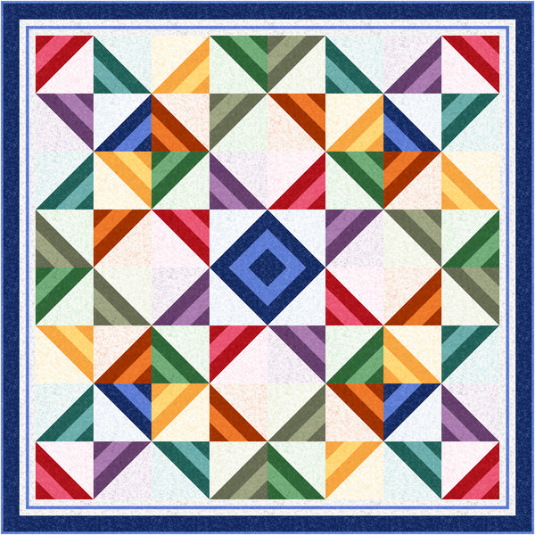 Fractured Star Quilt<br>by Cyndi Hershey<br>Available October 2025
