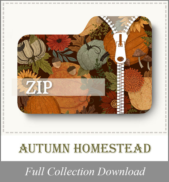Autumn Homestead<br>Zip Folder