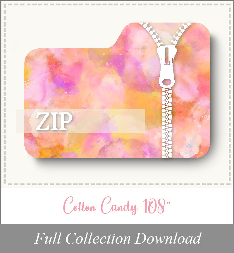 Cotton Candy 108<br>Zip Folder