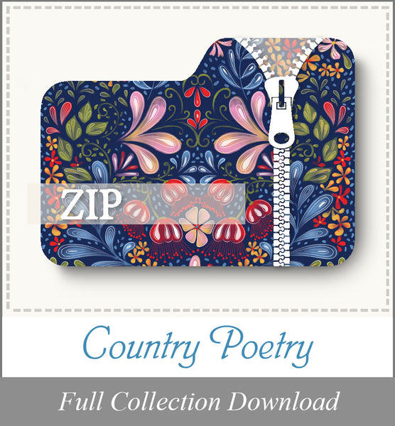 Country Poetry<br>Zip Folder