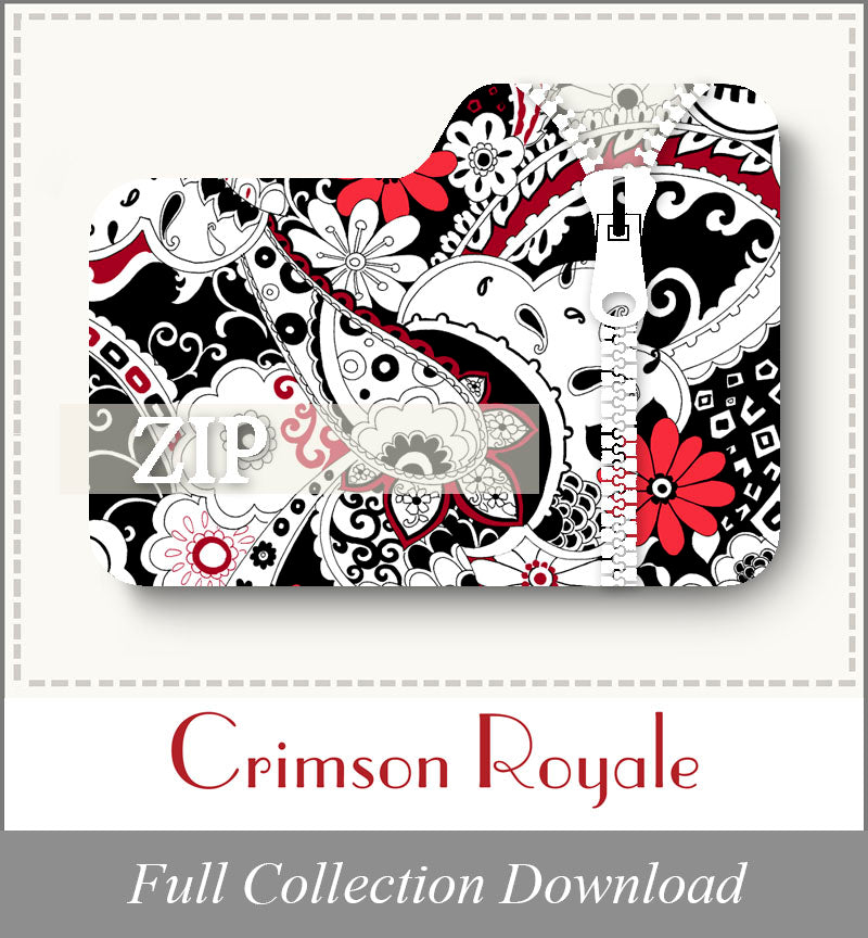 Crimson Royale<br>Zip Folder