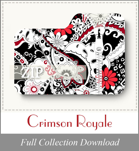 Crimson Royale<br>Zip Folder
