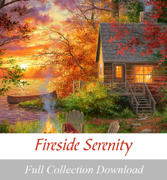 Fireside Serenity<br>Zip Folder