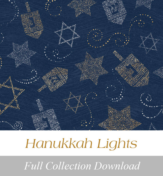 Hanukkah Lights<br>Zip Folder