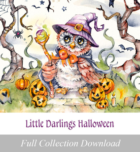 Little Darlings Halloween<br>Zip Folder