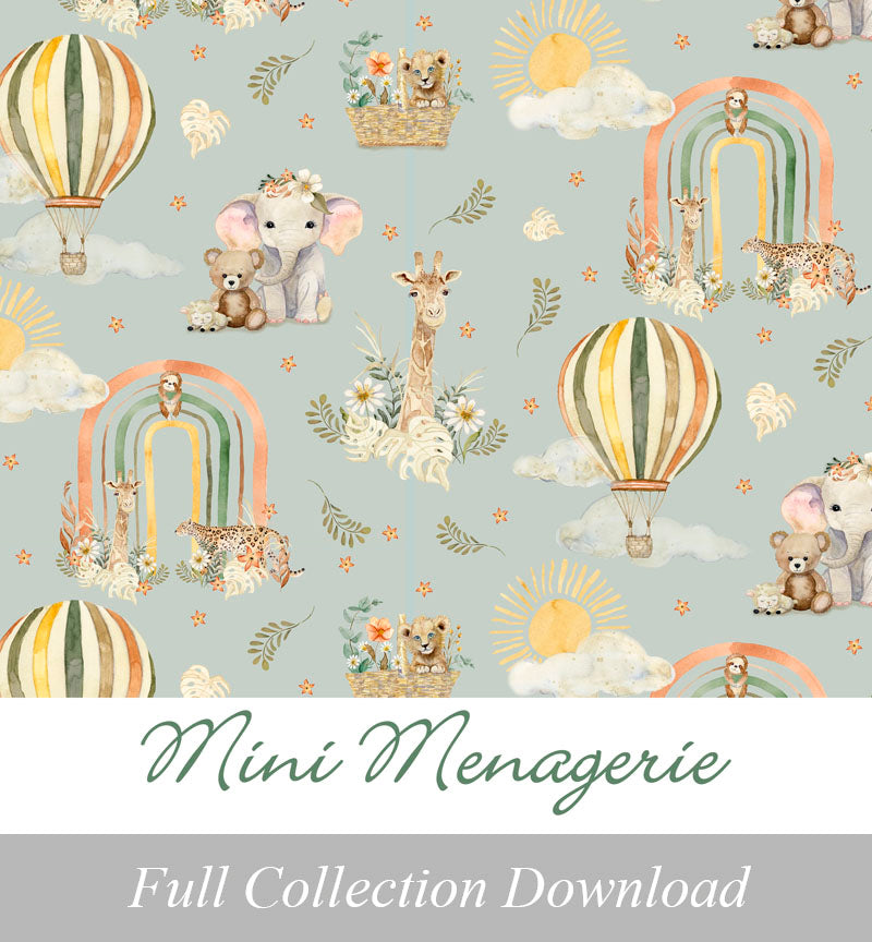 Mini Menagerie<br>Zip Folder
