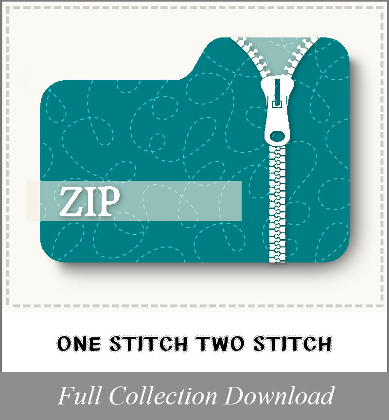 One Stitch Two Stitch<br>Zip Fold