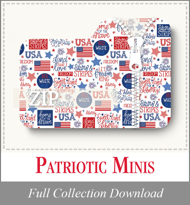Patriotic Minis<br>Zip Folder