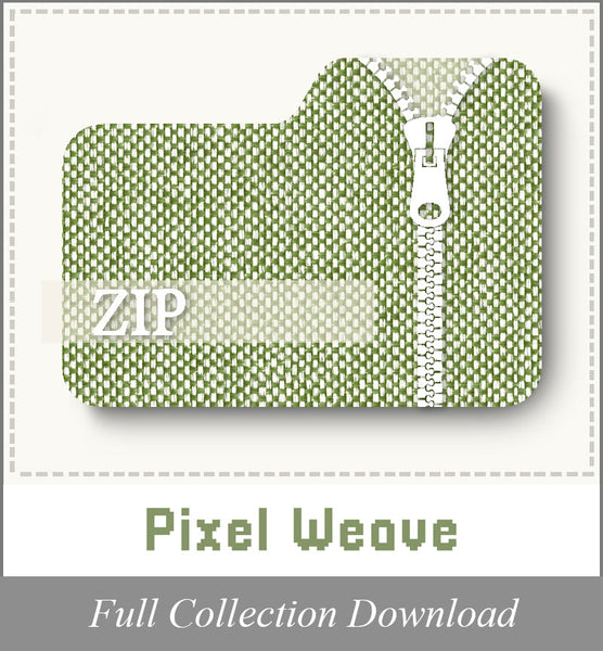 Pixel Weave<br>Zip Folder