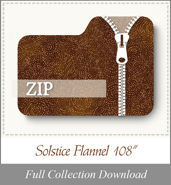 Solstice Flannel 108<br>Zip Folder
