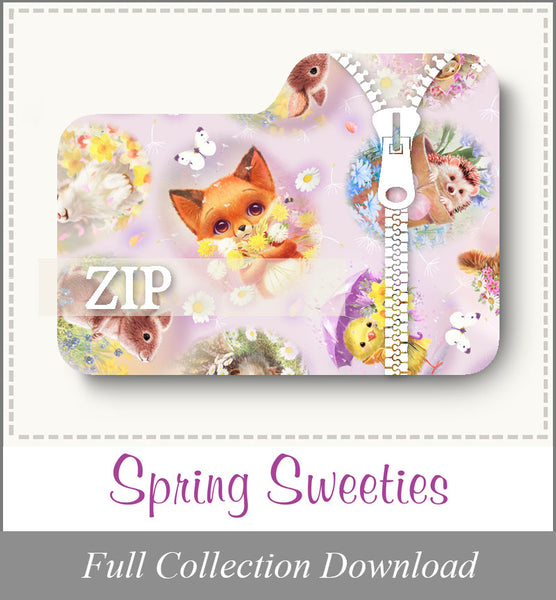 Spring Sweeties<br>Zip Folder